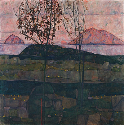 Setting Sun Egon Schiele